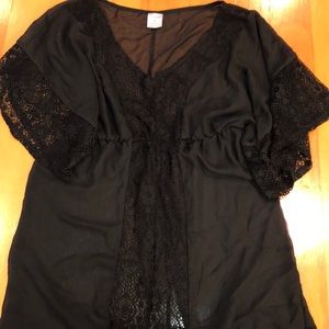 Women’s size medium Black Beach Cover Up